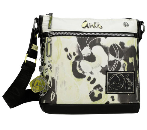 Poseta casual, dama, ANEKKE 40873-069, alb, piele ecologica